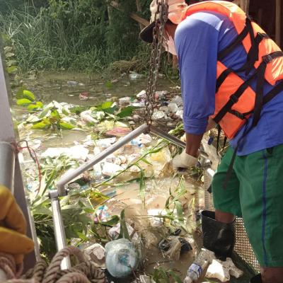 Sangke Rive In The Rainy Season